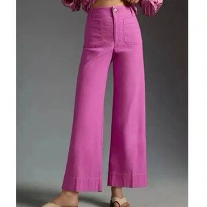 Anthropologie Maeve Plum Deep Pink The Collette Pant size 20W